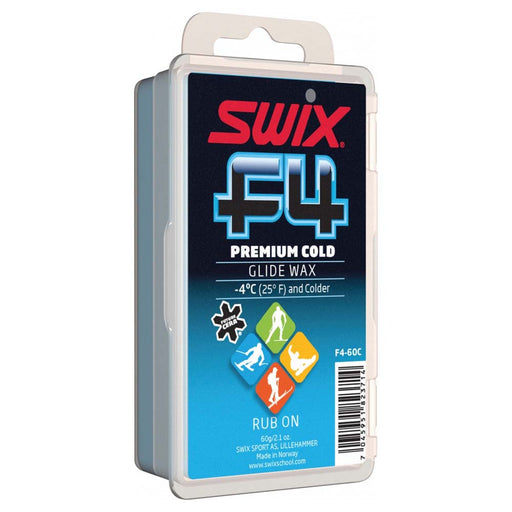 Swix F4-60C Glidewax Cold temp 60g - Mountain Cultures