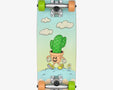 Globe Kids Softie Micro Skateboard Complete - Cacti Guy