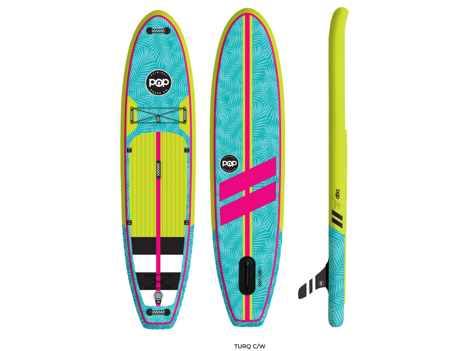 11'0" Yacht Hopper - Turq/Pink/Yellow 2024 - Mountain Cultures