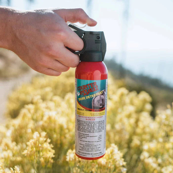 Counter Assault Bear Deterrent Spray with Belt Holster -  8.1 oz