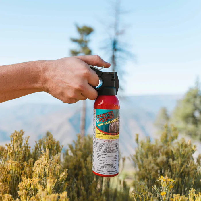 Counter Assault Bear Deterrent Spray with Belt Holster -  8.1 oz