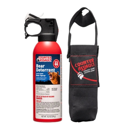 Counter Assault Bear Deterrent Spray with Belt Holster -  10.2 oz