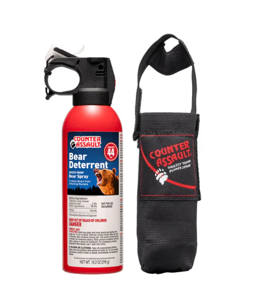 Counter Assault Bear Deterrent Spray with Belt Holster -  10.2 oz