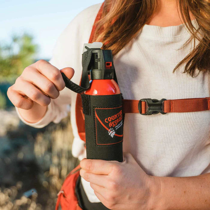 Counter Assault Bear Deterrent Spray with Belt Holster -  10.2 oz
