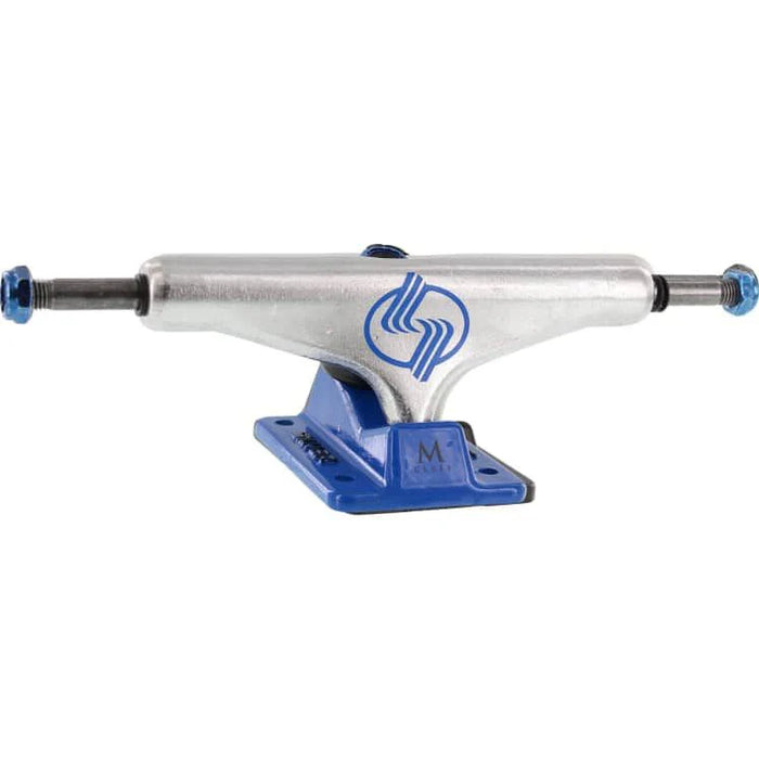 SILVER TRUCKS - M-CLS POLISHED BLUE SKATEBOARD TRUCKS (7.75)