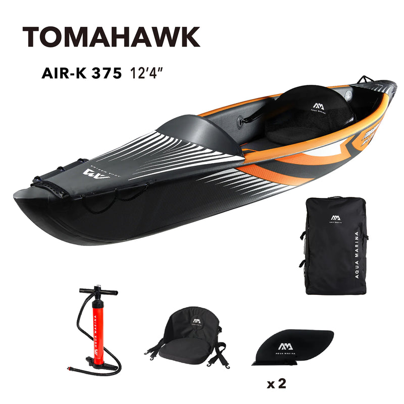 Aqua Marina - Tomahawk Air-K 375 - 1 Person Kayak