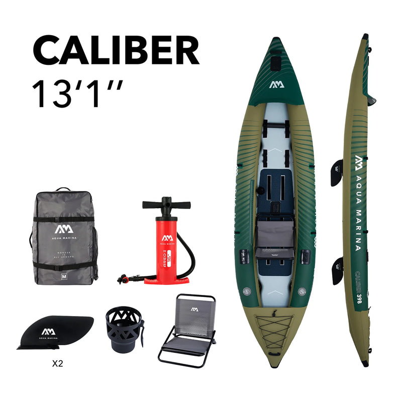 Aqua Marina - Caliber Angling/Fishing Kayak 1/2 Person