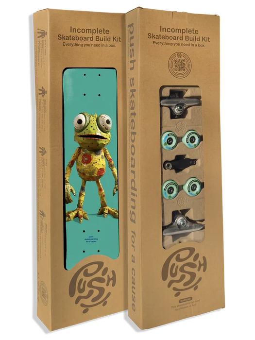 Push Frogster Fp 7.75" Skateboard DIY Complete Kit