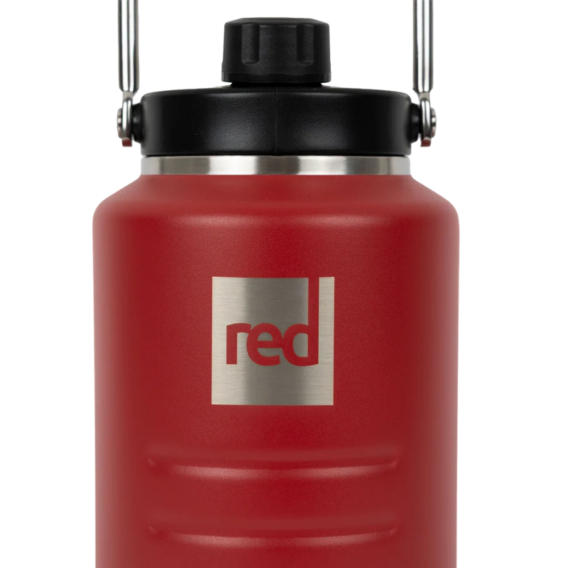 Red Insulated Stainless Steel Canteen Bottle 2 L