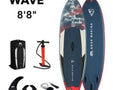 Aqua Marina - 2022 Wave 8’ 8’’ Surf Inflatable Stand Up Paddle Board (isup) - SUP Inflatable Boards