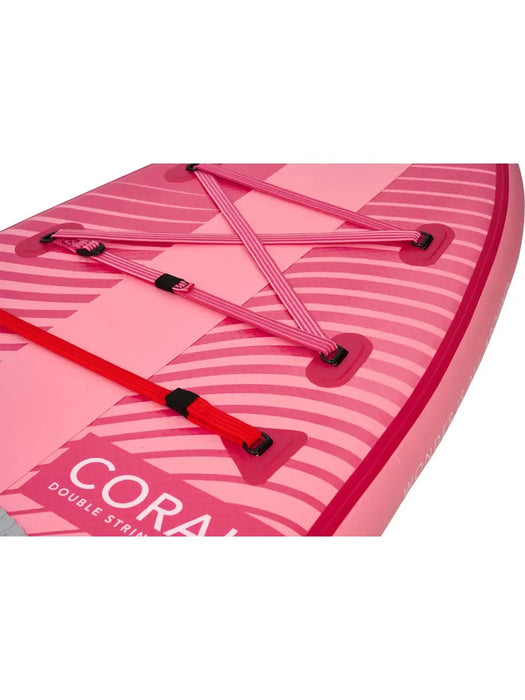 Aqua Marina - Coral 10’2’’ (raspberry) Advanced All-around Inflatable Stand Up Paddle Board - SUP Inflatable Boards