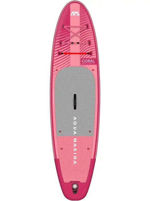 Aqua Marina - Coral 10’2’’ (raspberry) Advanced All-around Inflatable Stand Up Paddle Board - SUP Inflatable Boards