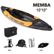 Aqua Marina - Memba 330 - Heavy Duty Kayak - 1 Person - Inflatable Kayak/Canoe