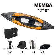 Aqua Marina - Memba 390 - Heavy Duty Kayak - 2 Person - Inflatable Kayak/Canoe