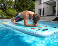 Aqua Marina - Peace 8’2’’ Inflatable Fitness Mat W/carry Strap - SUP Inflatable Boards