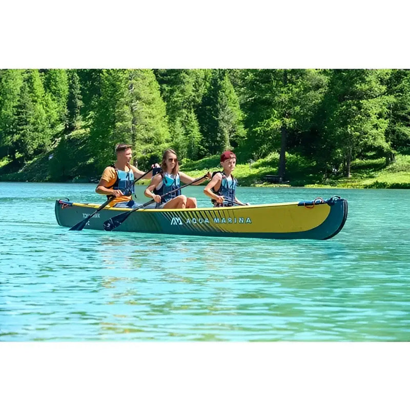 Aqua Marina - Tomahawk Air-C 478 - 3 Person Canoe - Inflatable Kayak/Canoe