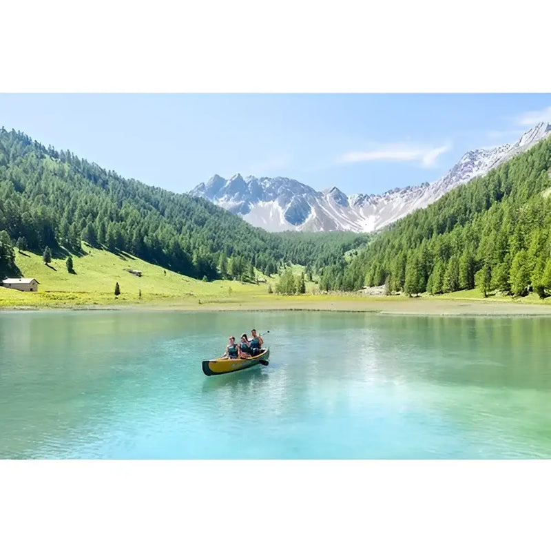 Aqua Marina - Tomahawk Air-C 478 - 3 Person Canoe - Inflatable Kayak/Canoe