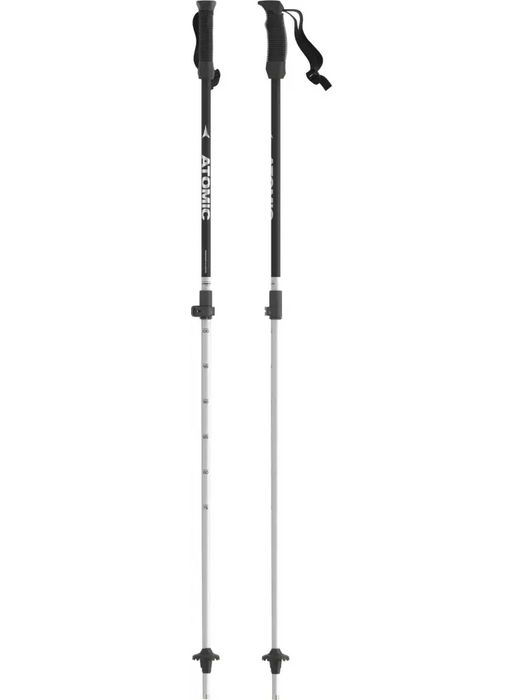 Atomic AMT JR Telescopic Ski Poles - Black - Ski Poles