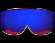 Atomic Visor ID Stereo Replacement Lens - Small / Pink/Blue - Goggle Lenses