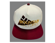 Cultures Snap Back Trucker Hats - Regular / Gold/Burgandy - Ball Caps