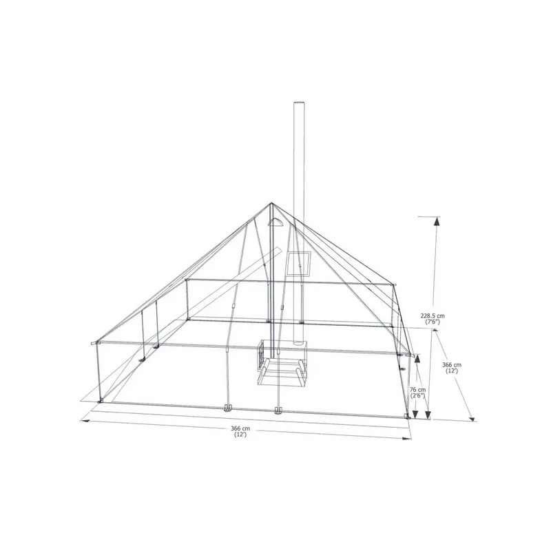 Esker Classic 12x12 Winter Hot Tent - Mountain Cultures