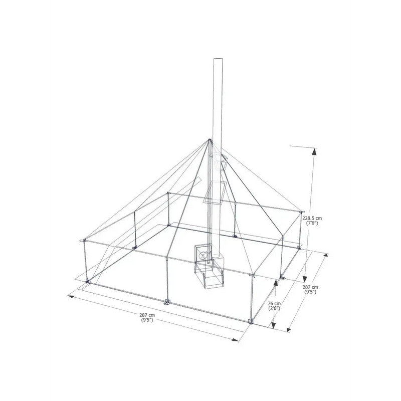 Esker Classic 2 10x10 Winter Hot Tent - Mountain Cultures