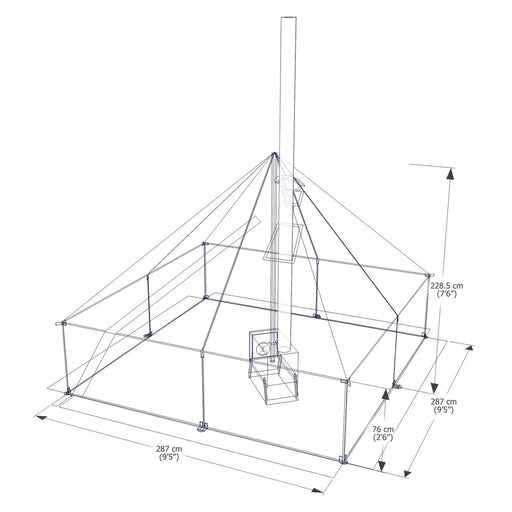 Esker Classic 2 10x10 Winter Hot Tent - Mountain Cultures