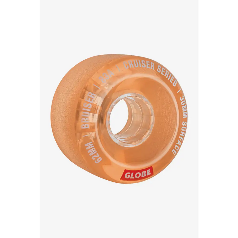 Globe Bruiser Skateboard Wheel - 55mm / Coral - Skateboard Accessories