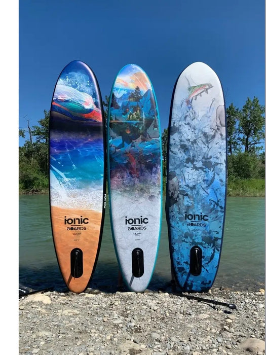 Ionic Adventure - Hook Em Edition - 11'6 Inflatable Paddle Board Package - Mountain Cultures