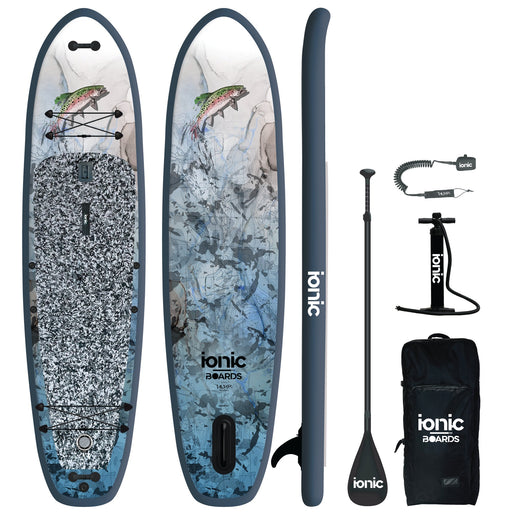 Ionic Adventure - Hook Em Edition - 11'6 Inflatable Paddle Board Package - Mountain Cultures