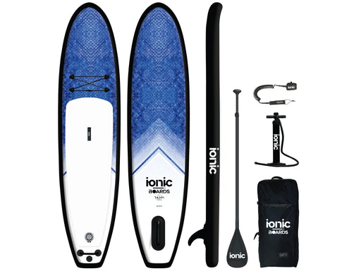 Ionic All Water - Blue Mosaic - 10'6 Inflatable Paddle Board Package - Mountain Cultures