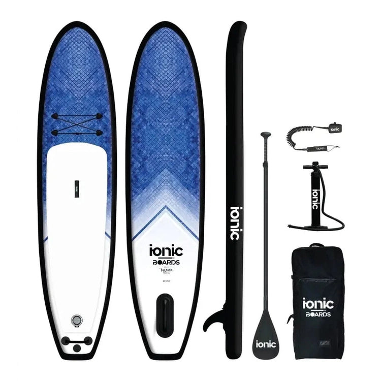 Ionic All Water - Blue Mosaic - 10'6 Inflatable Paddle Board Package - Mountain Cultures