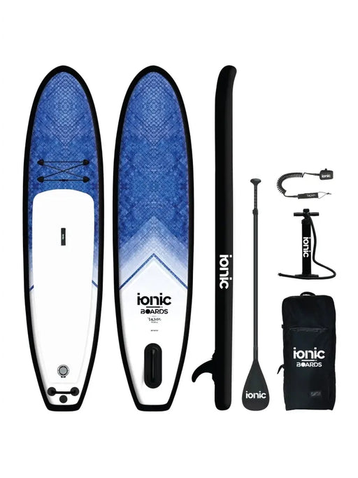 Ionic All Water - Blue Mosaic - 10'6 Inflatable Paddle Board Package - Mountain Cultures