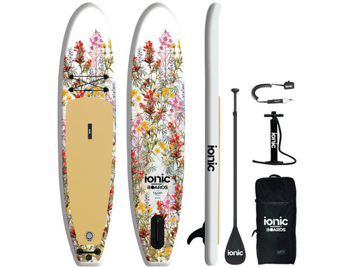 Ionic All Water - Flower Power - 10'6 Inflatable Paddle Board Package - Mountain Cultures