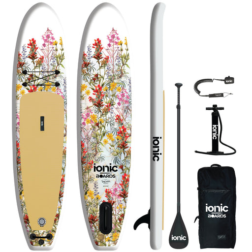 Ionic All Water - Flower Power - 10'6 Inflatable Paddle Board Package - Mountain Cultures