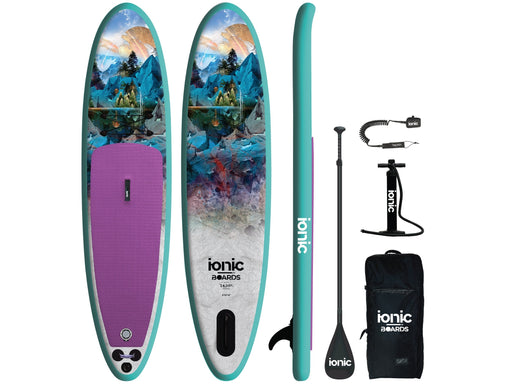 Ionic All Water - Teal Mountain - 11'0 Inflatable Paddle Board Package - Mountain Cultures