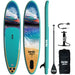 Ionic All Water - Teal Wave - 11'0 Inflatable Paddle Board Package - Mountain Cultures