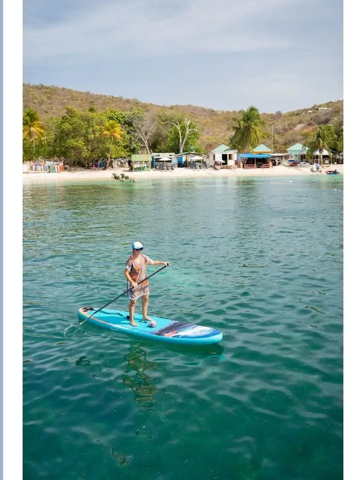 Ionic All Water - Teal Wave - 11'0 Inflatable Paddle Board Package - Mountain Cultures