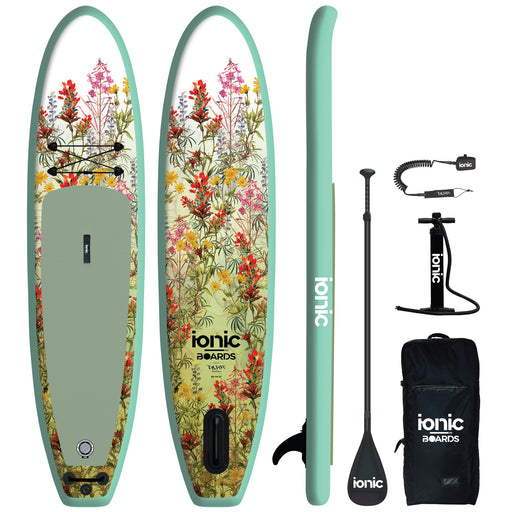 Ionic - Green Lotus - Yoga 10'6 Inflatable Paddle Board Package - Mountain Cultures