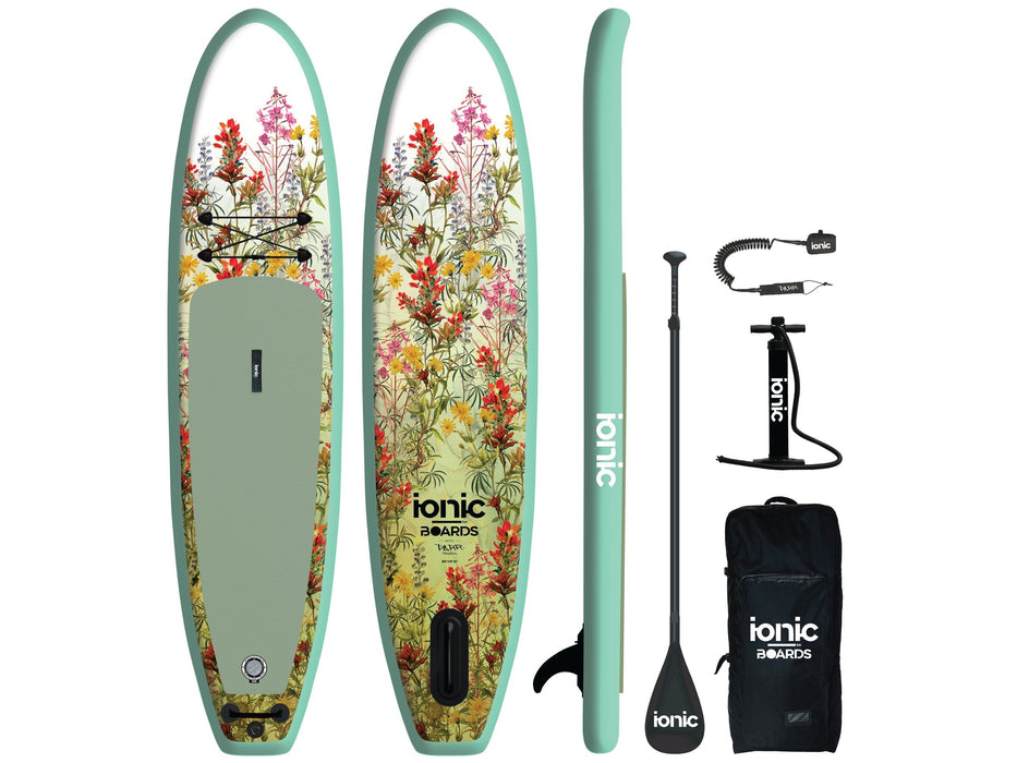 Ionic - Green Lotus - Yoga 10'6 Inflatable Paddle Board Package - Mountain Cultures