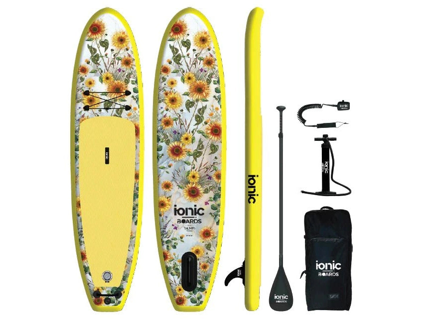 Ionic Yoga - Yellow Lotus - 10'6 Inflatable Paddle Board Package - Mountain Cultures