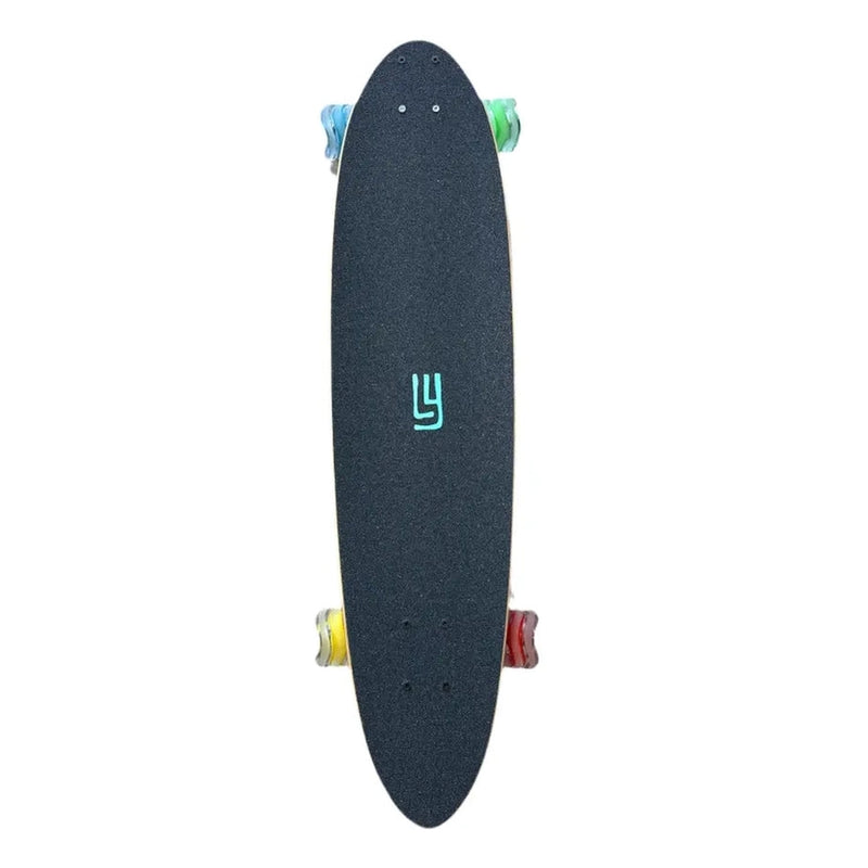 Landyachtz Postcard 36 Complete w/ Light Up Shark Wheels - Skateboards
