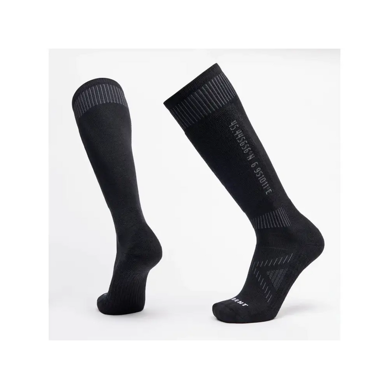 Le bent Core Light Snow Sock - Black - Mountain Cultures