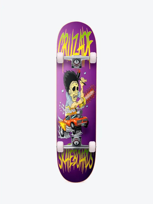 Leatherface 8.0’’ x 31.85’’ Cruzade Complete Skateboard - Skateboards