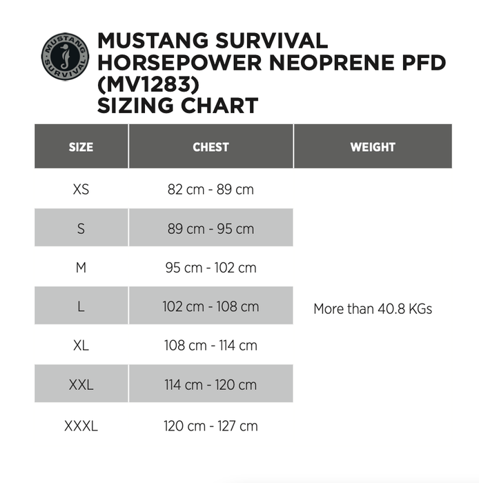 Mustang Survival - Horsepower Neoprene PFD - Mountain Cultures