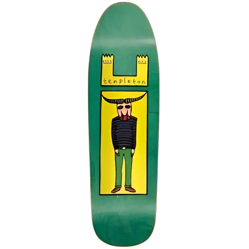 New Deal Templeton Bullman Screen Print 9.35’’ Skateboard Deck - 9.35’’ - Skateboards