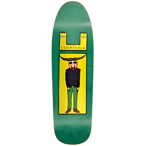 New Deal Templeton Bullman Screen Print 9.35’’ Skateboard Deck - 9.35’’ - Skateboards