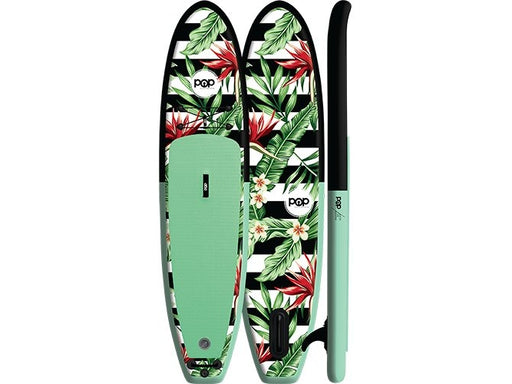 Pop - Royal Hawaiian 10'6 Inflatable Paddleboard Package - Mint/Black - Mountain Cultures