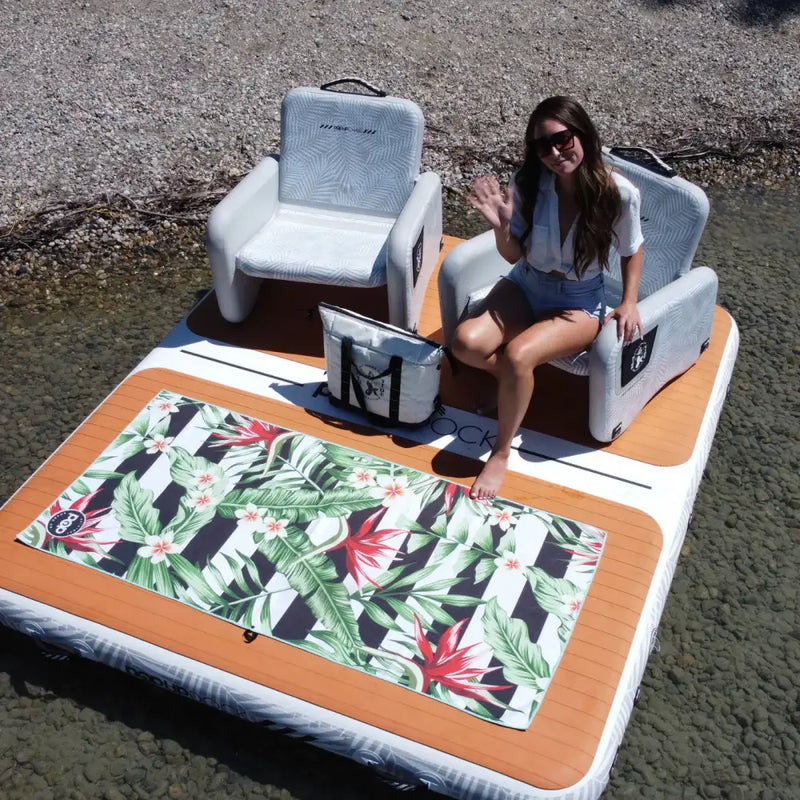 POP UP DOCK & CHAIR COMBO - Inflatable Dock