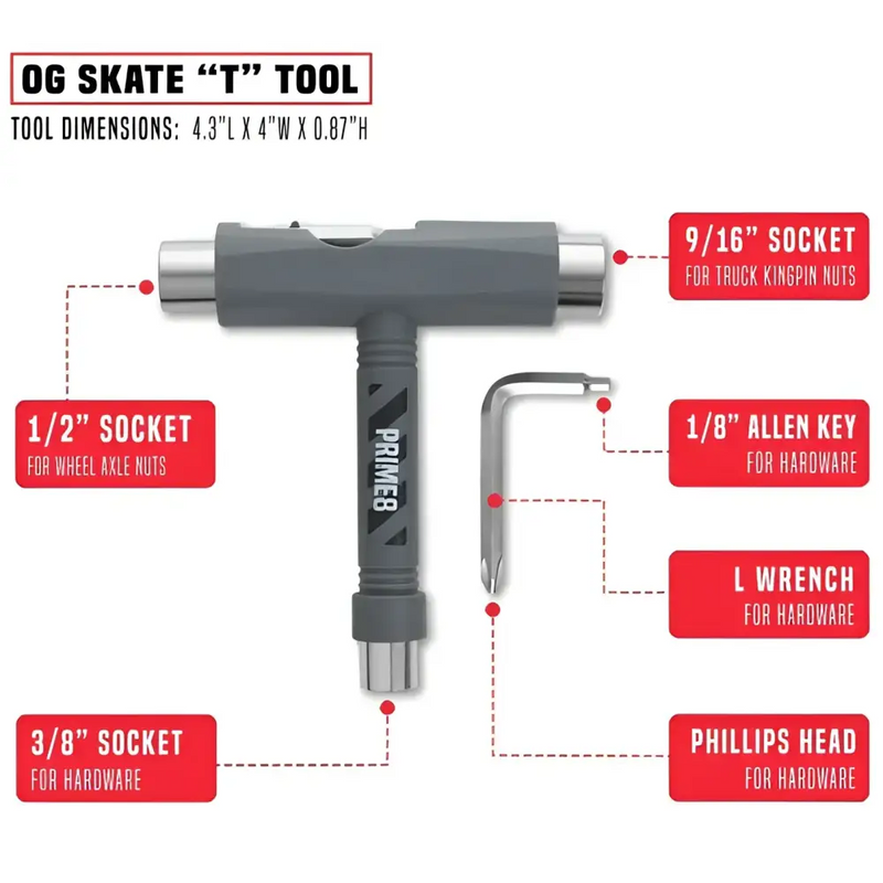 Prime8 OG T Skate Tool - Mountain Cultures